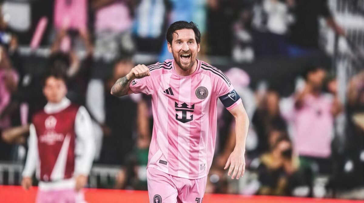 Lionel Messi posing with luxury cars and mansion in 2026