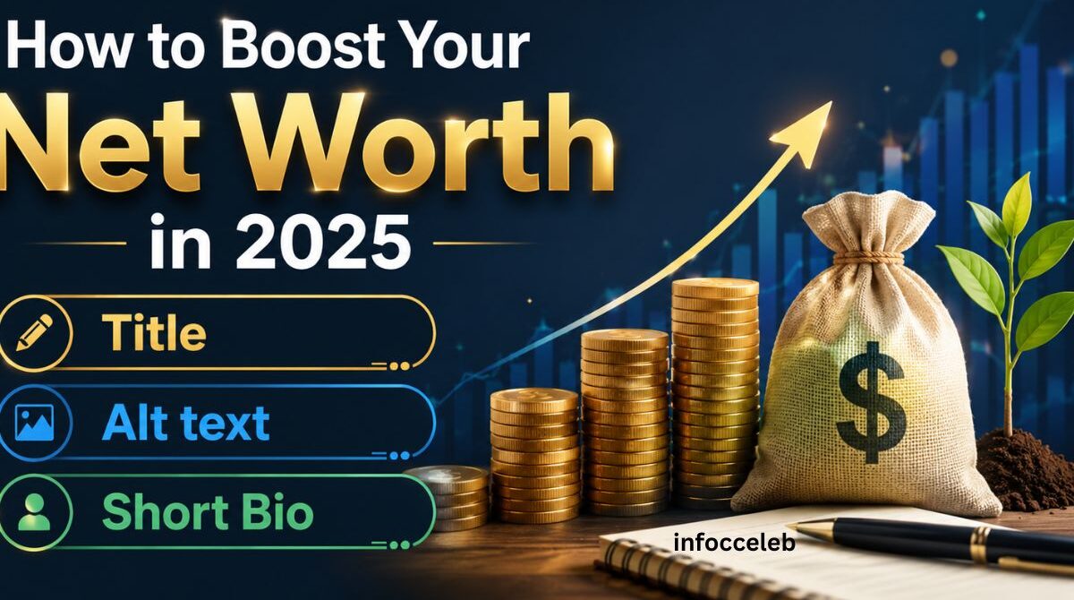 Financial planning concept showing money, calculator, investment charts, and wealth growth strategies for 2025.