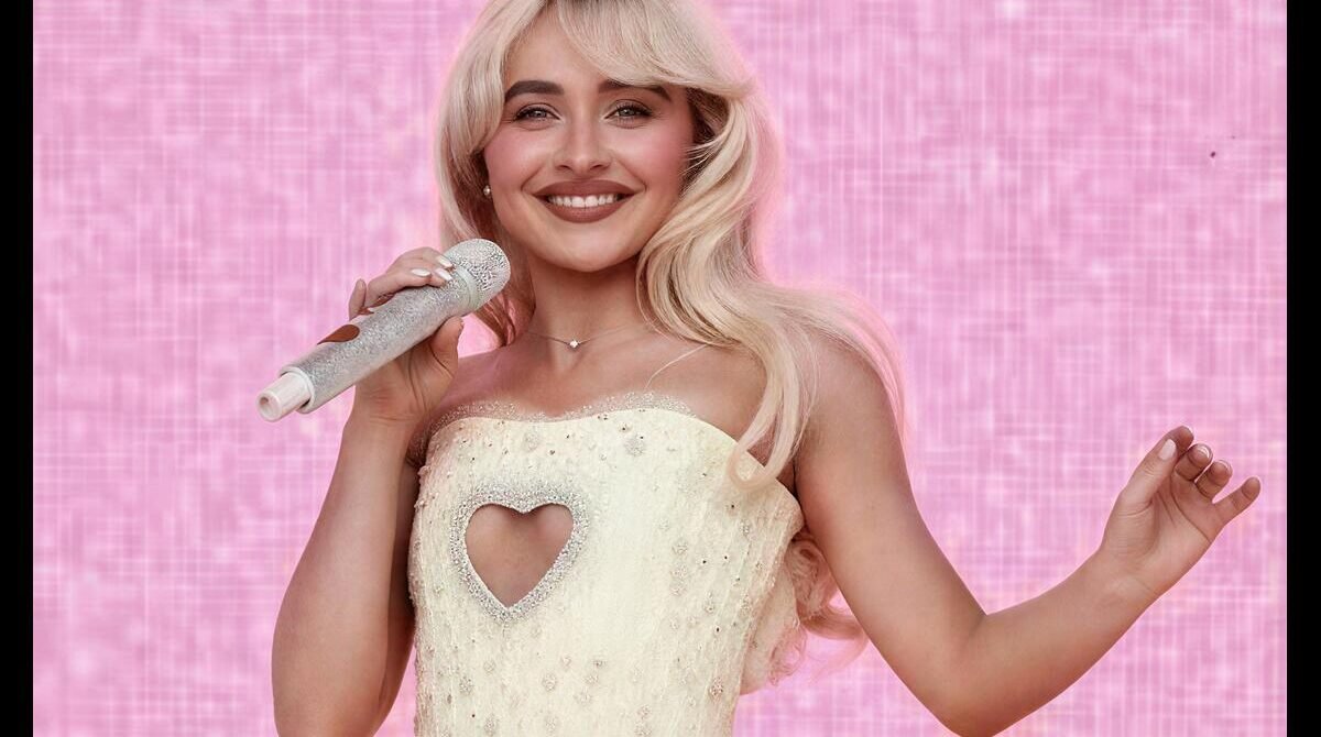 Singer and actress Sabrina Carpenter at a live concert as her net worth reaches new heights in 2026.
