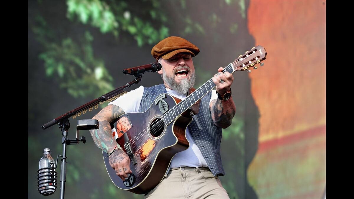 Zac Brown performing live during a Zac Brown Band concert in 2026